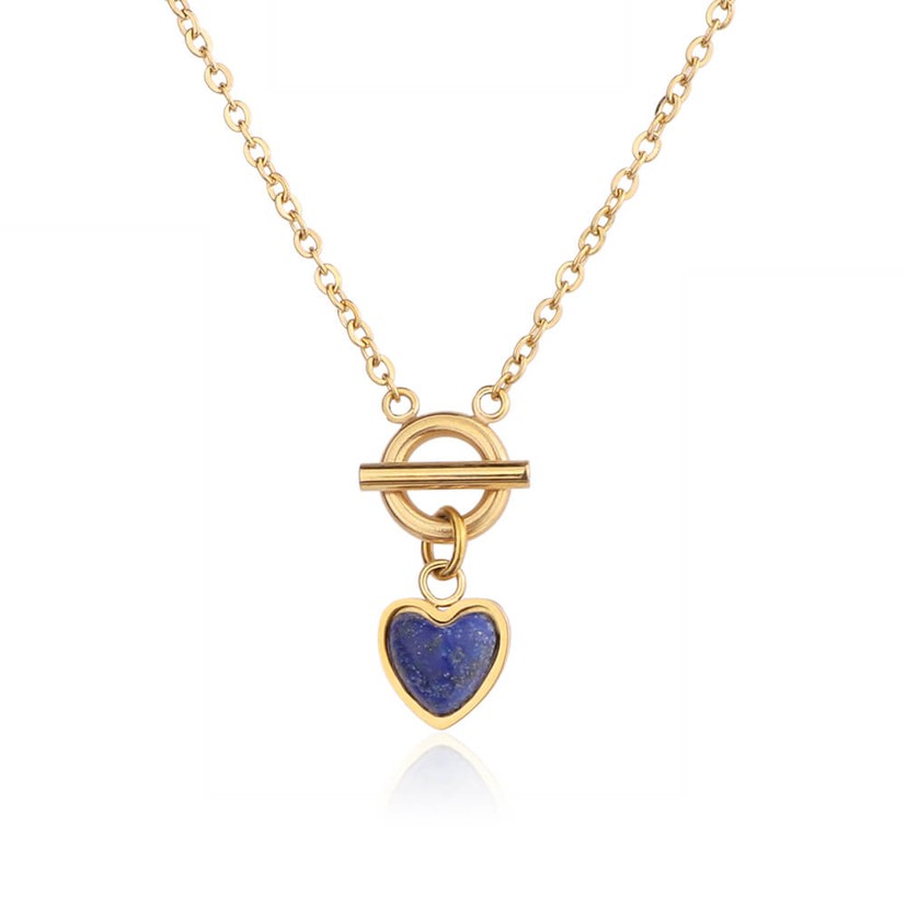 Timeless Elegance: Jewins Lapis Lazuli Pendant Necklace