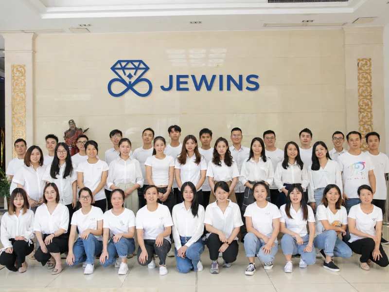 Jewins jewelry manufacturing team supporting OEM ODM stainless steel jewelry production and wholesale services